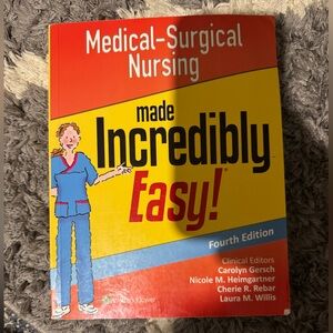 Med/Surg made Incredible Easy Nursing Book